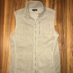 Croft & Barrow light brown vest - size M small
